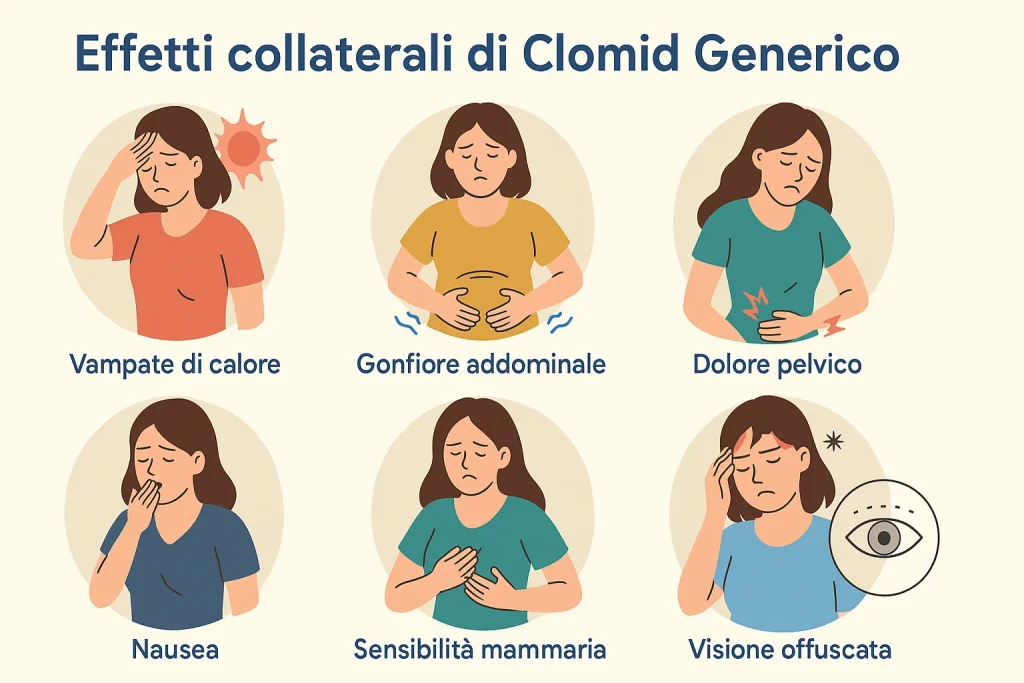 Effetti collaterali di Clomid Generico