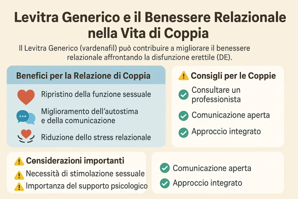 Levitra Generico e il Benessere Relazionale nella Vita di Coppia